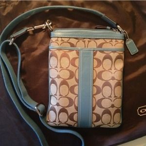 RESERVED Authentic Coach Signature Sling