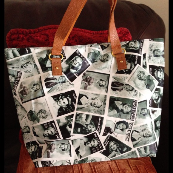 Be Seen Sales Handbags - RESTOCKED**** Laminated Canvas "Picture Bag"