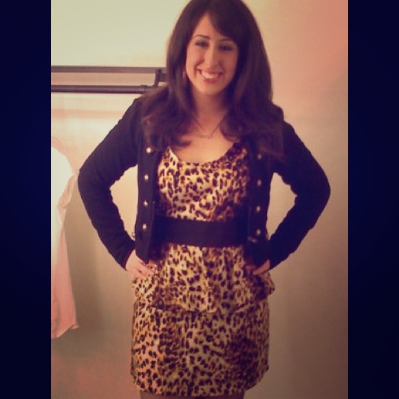 Cheetah print dress