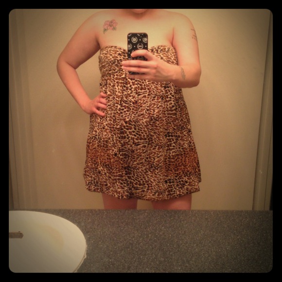 💢Sold💢Cheetah Print Bubble Dress