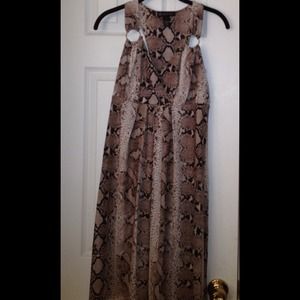 Size M snake print tank dress!