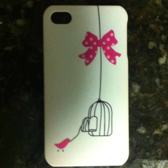 White Bird and Cage iPhone 4/4S Case