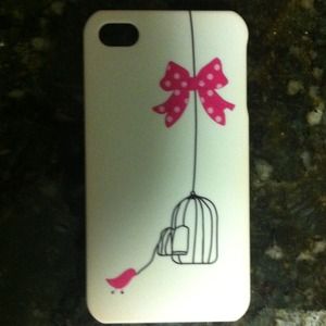White Bird and Cage iPhone 4/4S Case