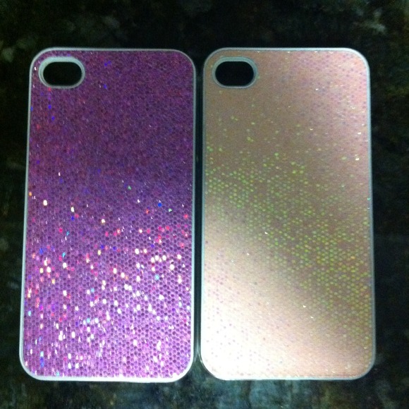 Light+Dark Pink Sparkly iPhone 4/4S Case🎀Bundle🎀