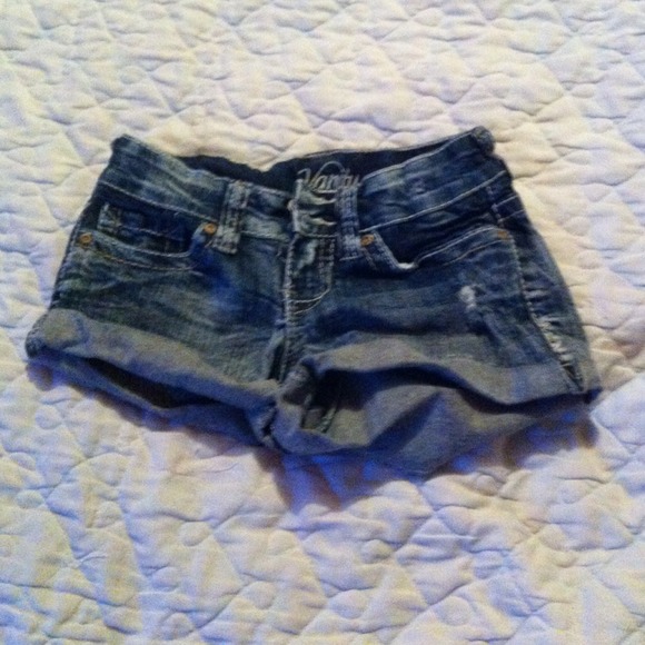 Denim shorts