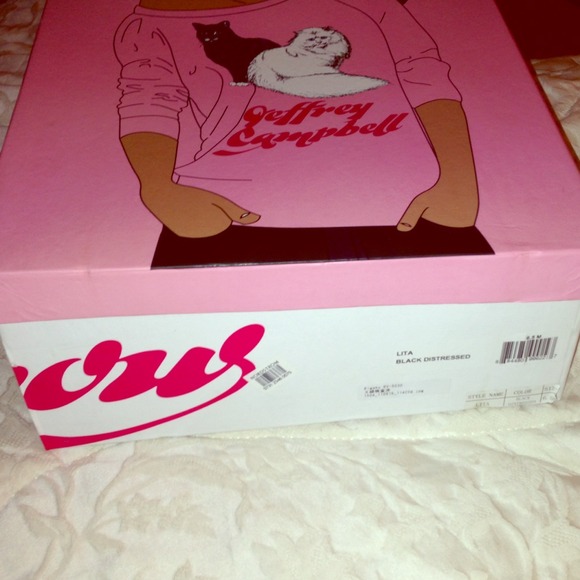 Jeffrey Campbell ~ LITAS ~ Black Distressed