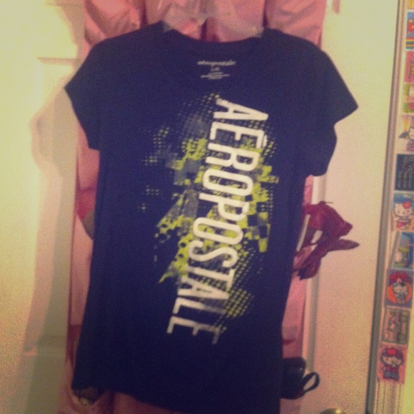 🔴Sold🔴 Aeropostale NWT neon green/yellow tee!