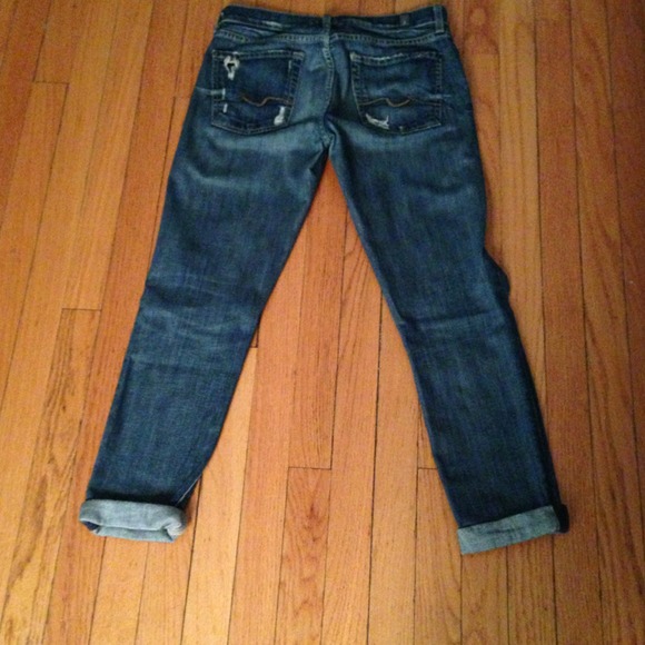 Sold!!!!!! 7 for all Mankind boyfriend fit jeans - Picture 2 of 3