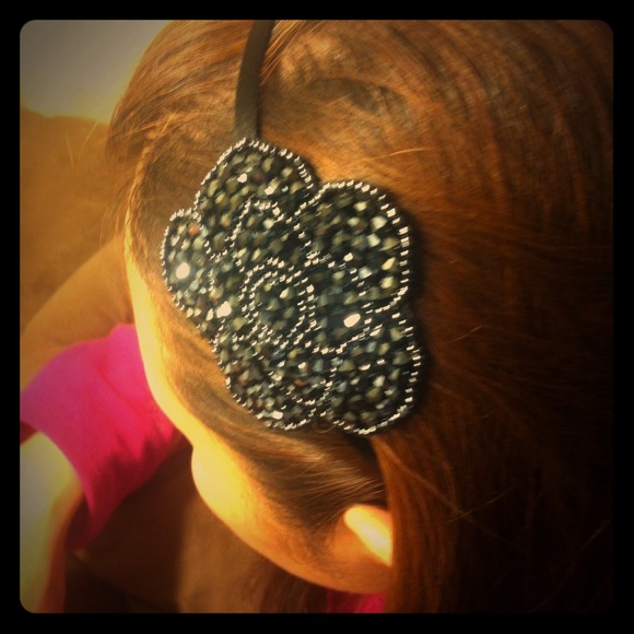 Shiny beaded headband