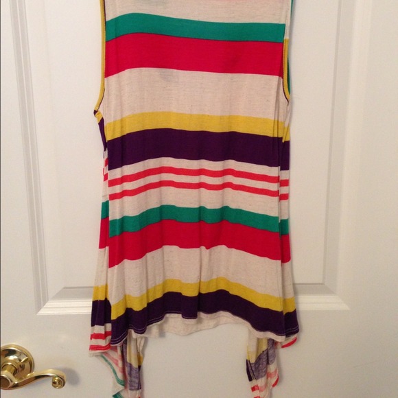 ❌SOLD❌Multi-Colored Striped Tank - Picture 3 of 3