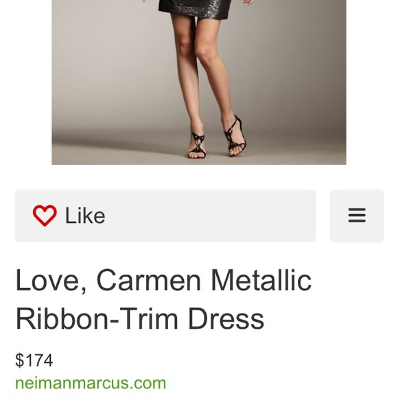 ๐โ Host Pick!!!โ๐ Metallic Black Dress - Picture 2 of 3