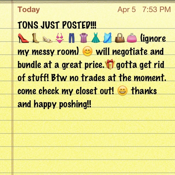 Yayyyyyy! come shop my closet!