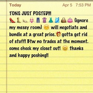 Yayyyyyy! come shop my closet!