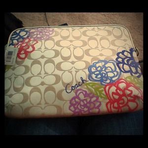 Brand new just opened IPad/tablet Coach Cover Case