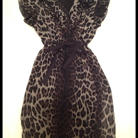 Bundle- Zara Leopard Dress and Bow Skirt