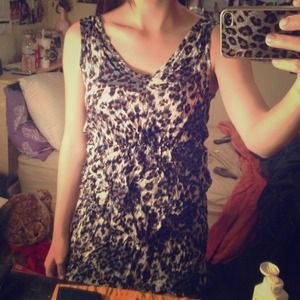 Blue cheetah dress!