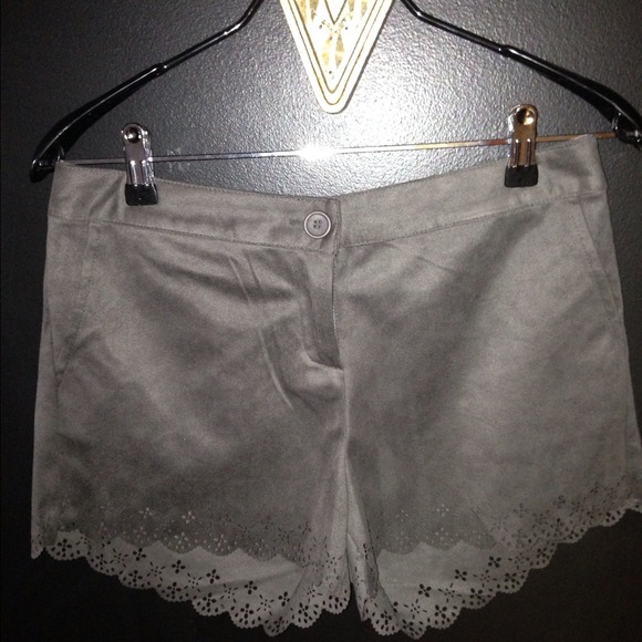 Adorable suede-like dress shorts
