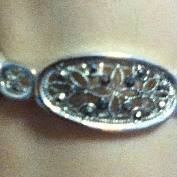 Silver & Marcasite Bracelet - Picture 4 of 4