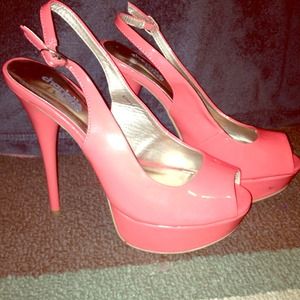 Hot pink heels