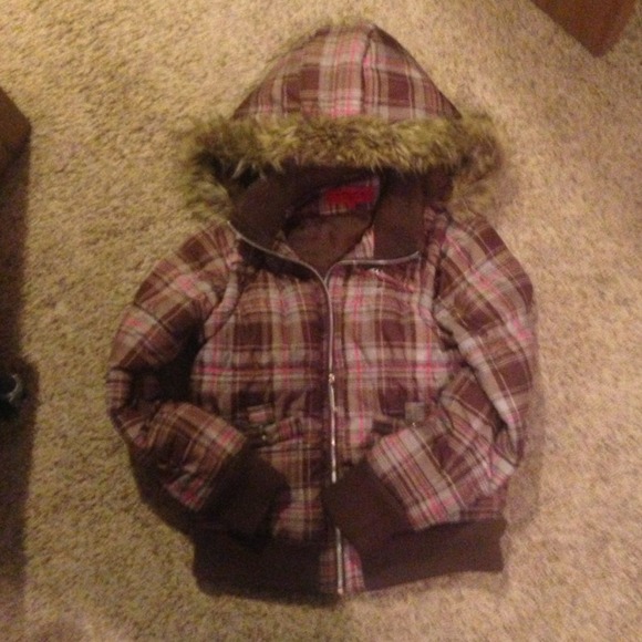 Winter coat (plaid)
