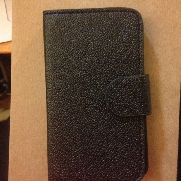 iPhone 4/4s wallet case black