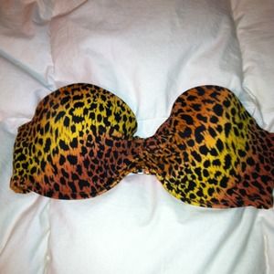Victoria Sectret Leopard Bathing Suit Top
