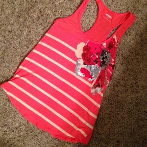 ❌Sold❌Express tank top with sequin detail