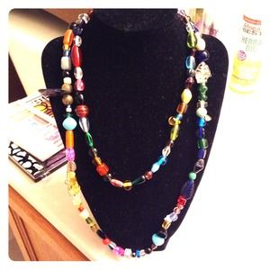 Two Glass bead necklaces *Bundle* or sold sep