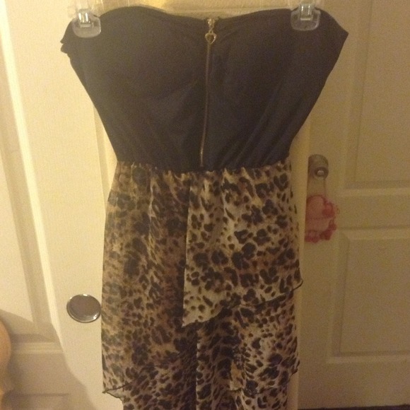Cheetah print dress