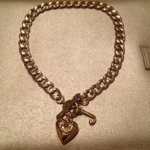 Juicy Couture Pave Gold Pave Necklace