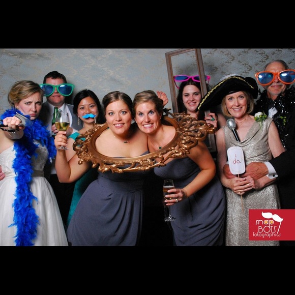 Purplish gray chiffon strapless dress - Picture 4 of 4