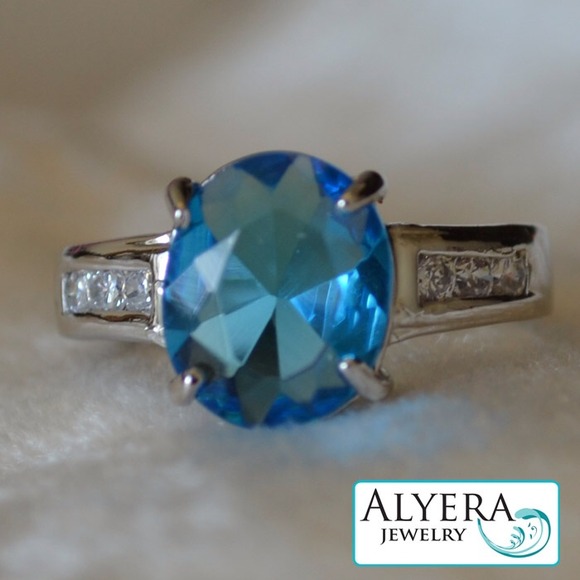 💢💢SOLD!!💢💢NEW! Aquamarine Topaz 14KT GFR.
