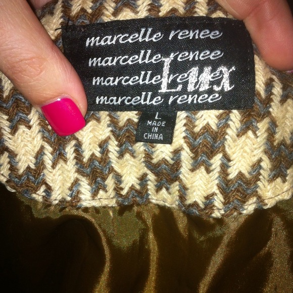 -❌SOLD❌ plaid peacoat/jacket. - Picture 3 of 3