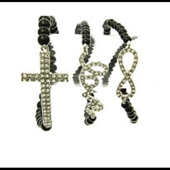 Crystal Stretch Jewelry for 2  sets 36