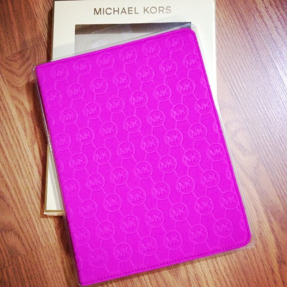 Michael Kors Accessories - Ipad cover hot pink