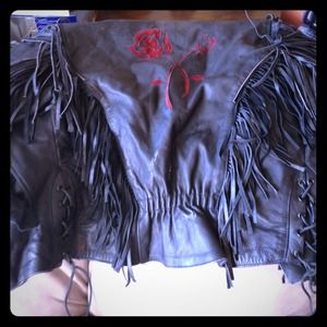 Woman's small leather jacket ,and men's XL Leather