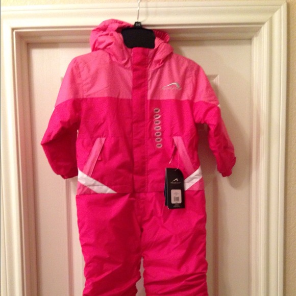 Girls full coveralls snow suit