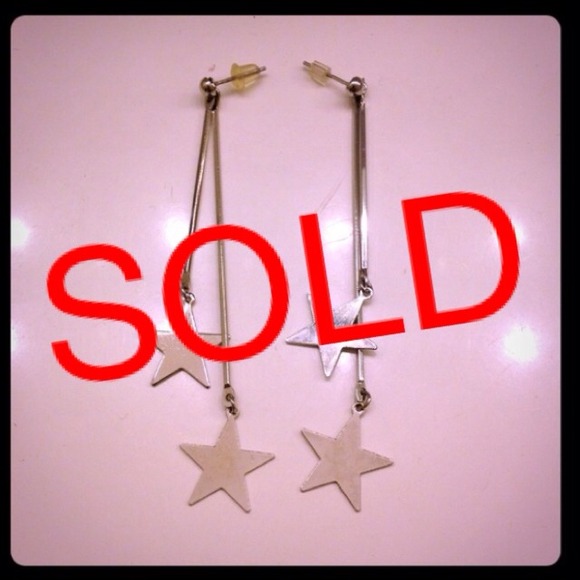 Stars Long Chain Earrings