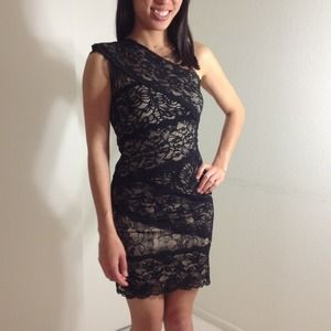 Sexy Bebe Black Lace Dress 😘