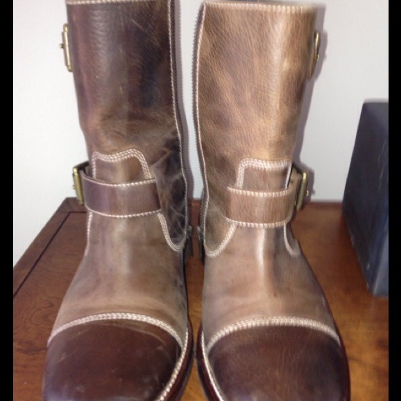 men's Cole Haan boots , worn once 9's