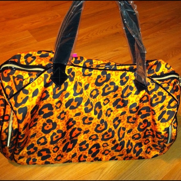 Betsey Johnson weekend bag.