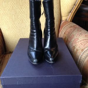 Prada leather boots