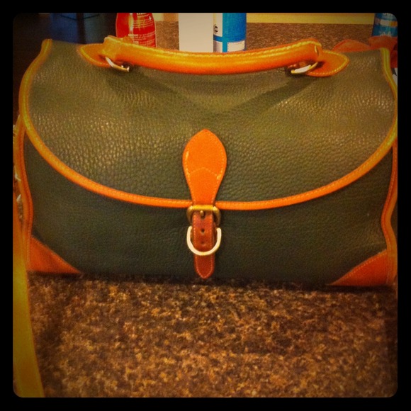 'Sold' Large green dr bag Dooney & Burke