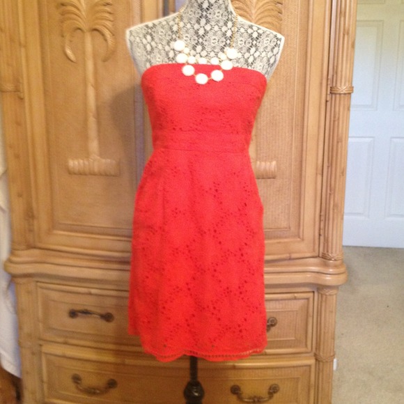 Bundle!! Orange dress and shell sandals