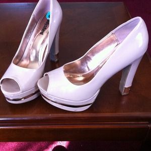 Unlisted beige heels
