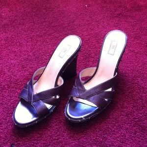 Anne Klein wedge sandals