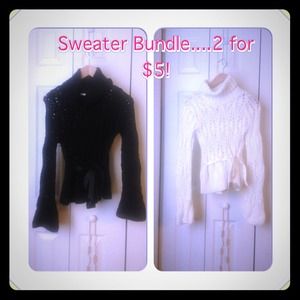 Sweater bundle 2 for $5! Stock up for winter.