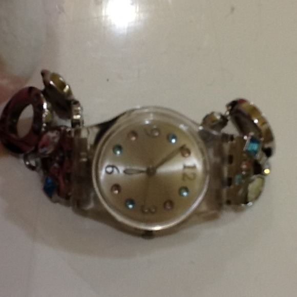 Swatch crystalled watch