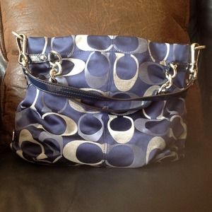 Coach blue purse. Authentic