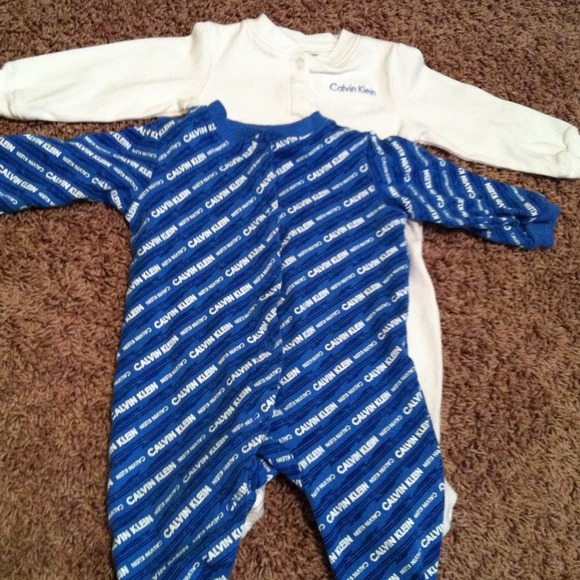 SOLD 💙 Reduced 👶CK baby boy sleepers Gently used